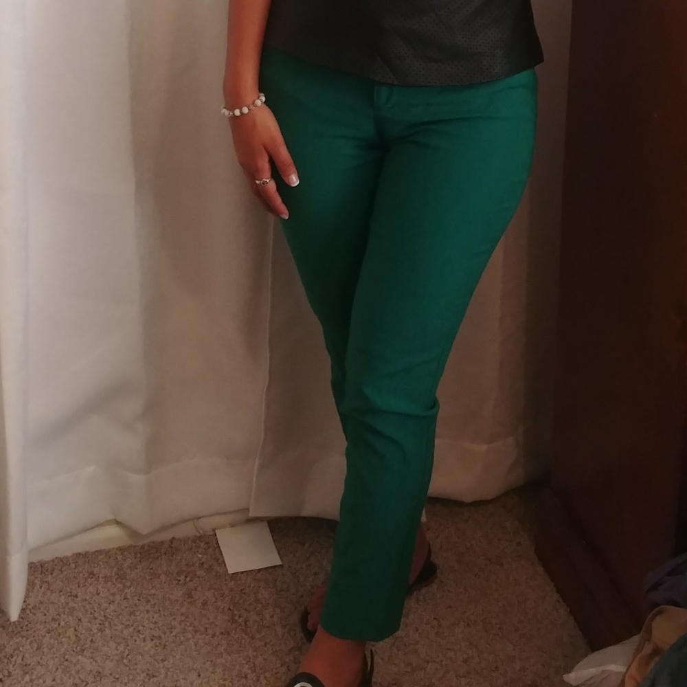 Jacquard ankle pants